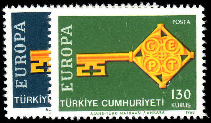 Turkey 1968 Europa unmounted mint.