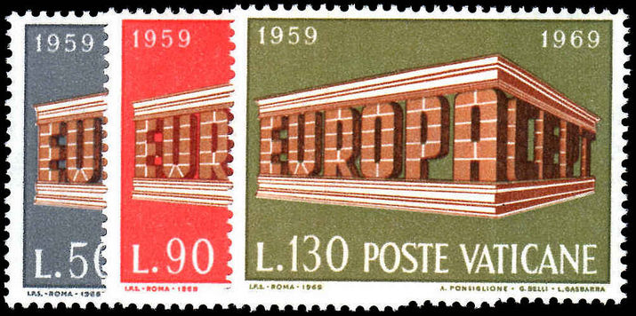 Vatican City 1969 Europa unmounted mint.