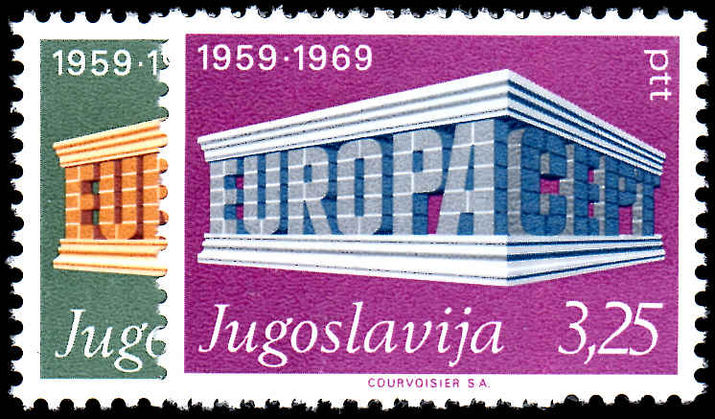 Yugoslavia 1969 Europa unmounted mint.