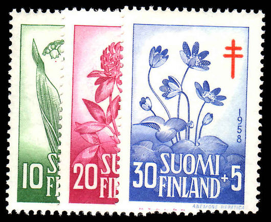 Finland 1958 Tuberculosis Relief Fund unmounted mint.