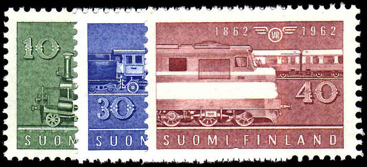 Finland 1962 Centenary of Finnish Railways unmounted mint.