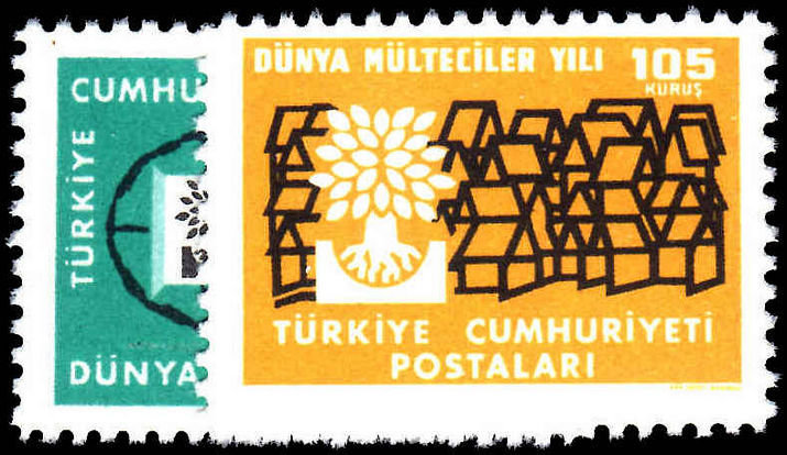 Turkey 1960 World Refugee Year unmounted mint.