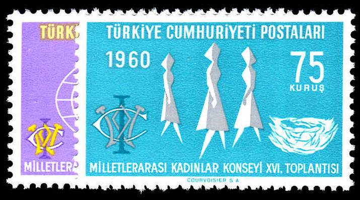 Turkey 1960 16th Women's Council Meeting unmounted mint.