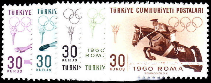 Turkey 1960 Olympic Games unmounted mint.