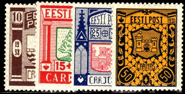 Estonia 1938 Caritas fine mint lightly hinged.