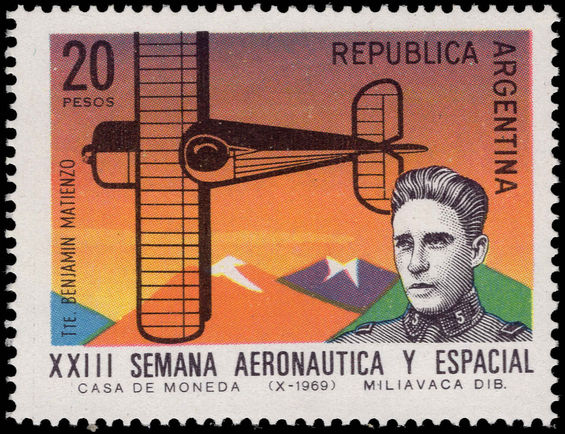 Argentina 1969 Aeronautics Week unmounted mint.