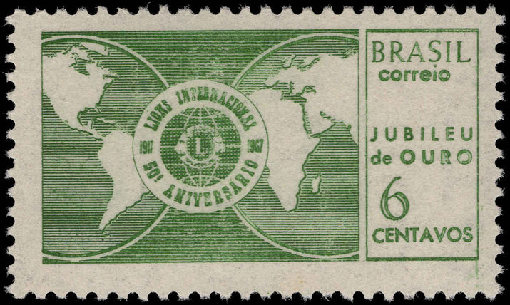 Brazil 1967 Lions unmounted mint.