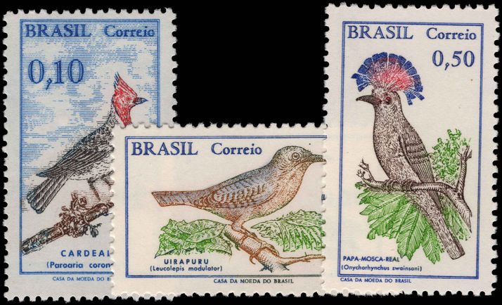 Brazil 1968-69 Birds unmounted mint.
