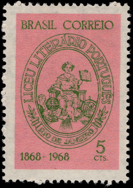 Brazil 1968 Portuguese Literary Lyceum unmounted mint.