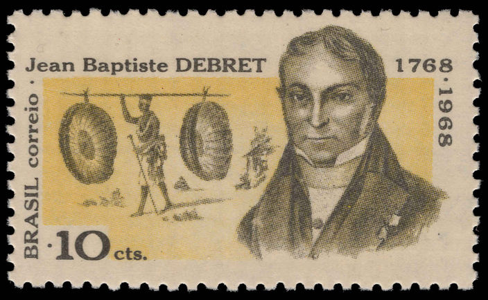 Brazil 1968 Jean Baptiste Debret unmounted mint.