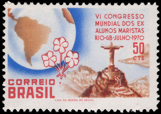 Brazil 1970 Marist Students unmounted mint.