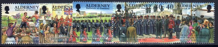 Alderney 2000 Garrison Island (Part 4) Events unmounted mint.
