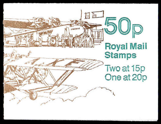 1989 50p booklet Aircraft 1