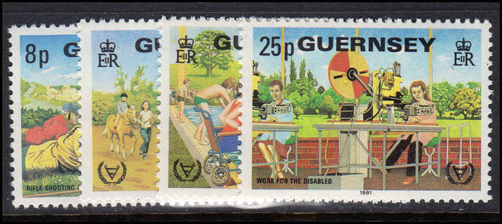 Guernsey 1981 International Year for Disabled Persons unmounted mint.
