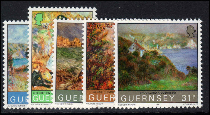 Guernsey 1983 Centenary of Renoir's Visit to Guernsey unmounted mint.