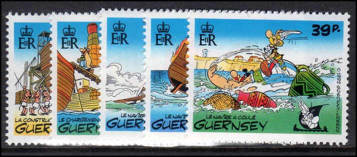 Guernsey 1992 Operation Asterix unmounted mint.