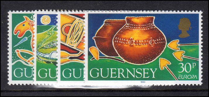 Guernsey 1994 Europa unmounted mint. Archaeological Discoveries unmounted mint.