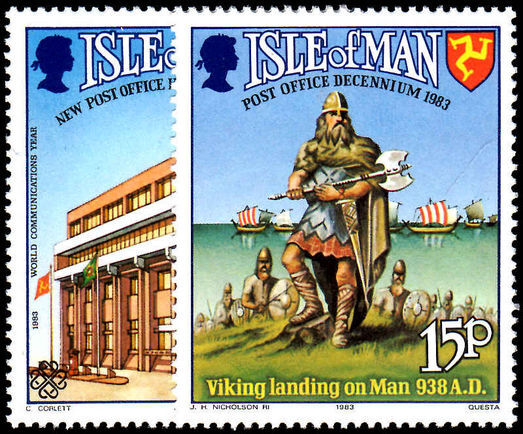 Isle of Man 1983 World Communications Year unmounted mint.