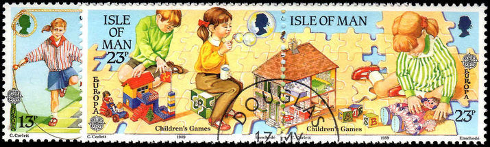 Isle of Man 1989 Europa. Children's Games fine used.