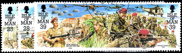 Isle of Man 1992 Parachute Regiment fine used.