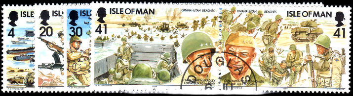 Isle of Man 1994 50th Anniv of D-Day fine used.