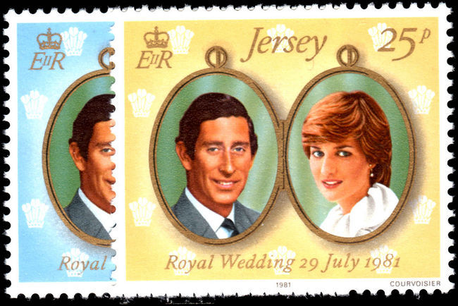 Jersey 1981 Royal Wedding unmounted mint.