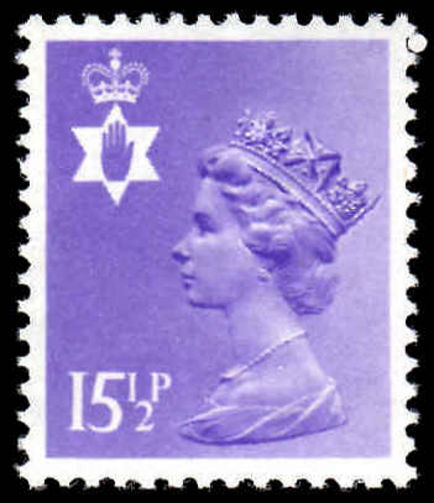 Northern Ireland 1971-93 15½p pale violet Questa Litho unmounted mint.