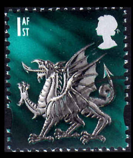 Wales 1999-2002 (1st) Gravure Pictorial fine used.