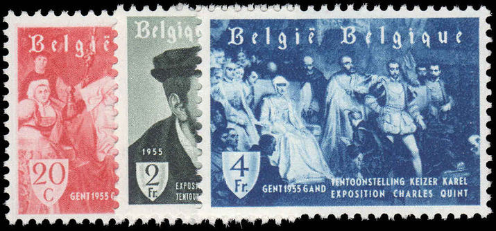 Belgium 1955 Emperor Charles V Exhibition Ghent unmounted mint.