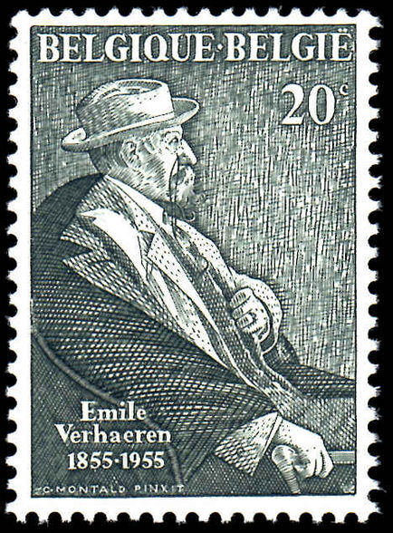 Belgium 1955 Birth Centenary of Verhaeren unmounted mint.