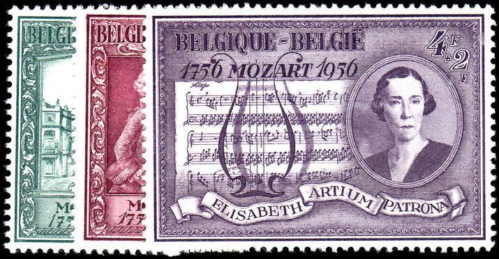 Belgium 1956 Birth Bicentenary of Mozart unmounted mint.