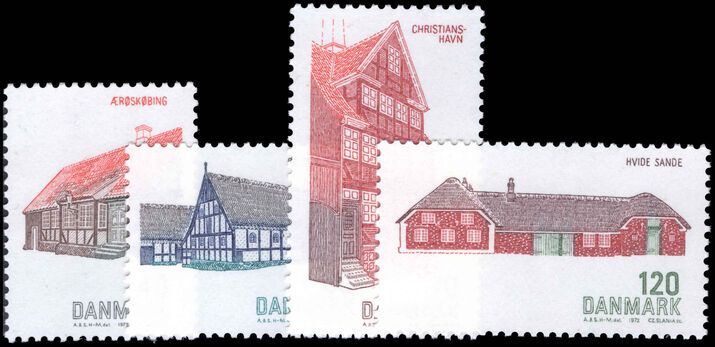 Denmark 1972 Danish Architecture unmounted mint.