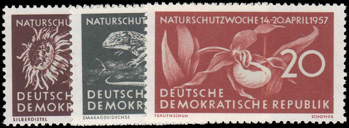 East Germany 1957 Nature Protection unmounted mint.