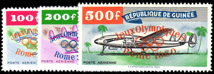 Guinea 1960 Olympics Airmail unmounted mint.