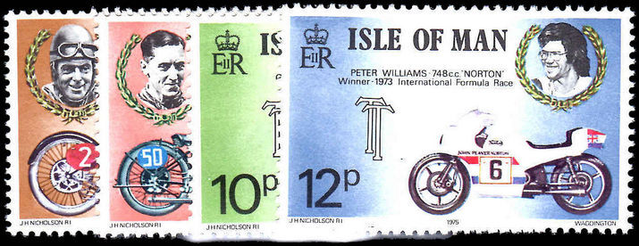 Isle of Man 1975 TT Motorcycle races unmounted mint.