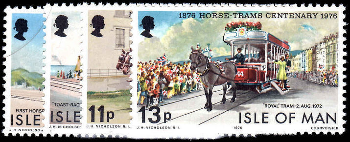 Isle of Man 1976 Horse Trams unmounted mint.