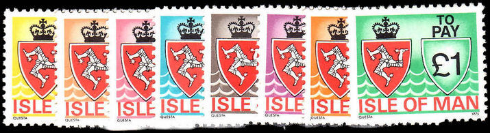 Isle of Man 1975 Postage Due set unmounted mint.