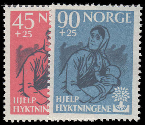 Norway 1960 Refugees unmounted mint.