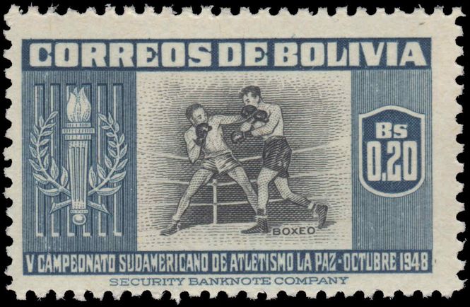 Bolivia 1951 Sport Boxing unmounted mint.