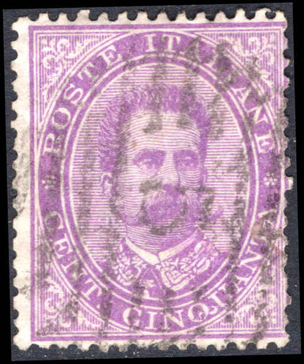 Italy 1879-82 50c mauve fine used.