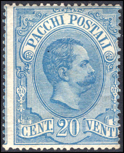 Italy 1884-86 10c olive-grey parcel post unused regummed