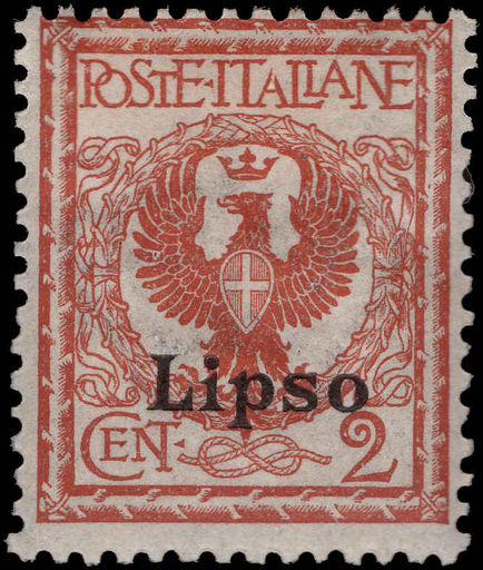 Lipso 1912-21 2c orange-brown lightly mounted mint.