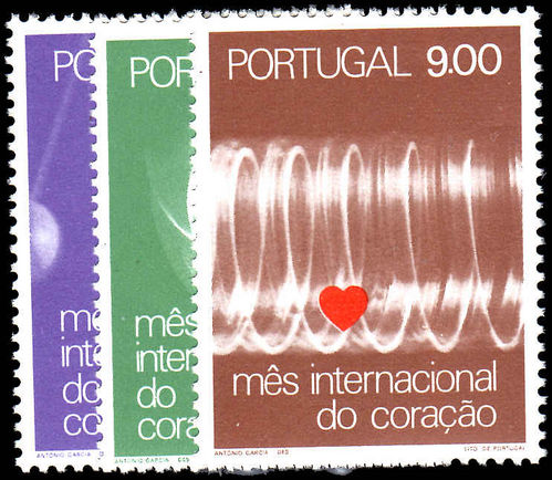 Portugal 1972 World Heart Month unmounted mint.