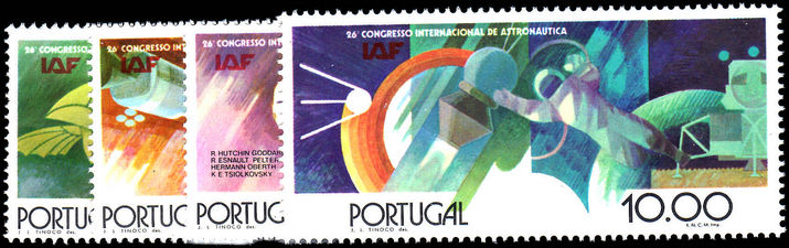 Portugal 1975 Astronautical Federation unmounted mint.