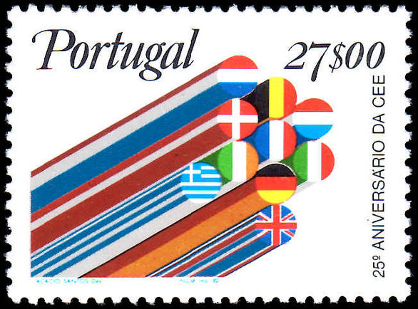 Portugal 1982 25th Anniv of European Economic Community unmounted mint.