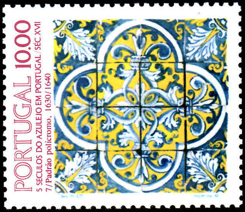 Portugal 1982 Tiles (7th series) unmounted mint.