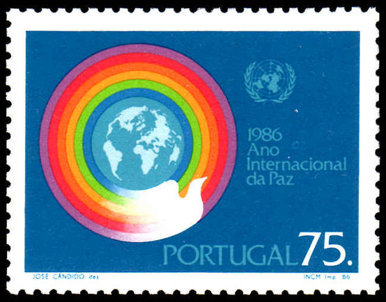 Portugal 1986 International Peace Year unmounted mint.