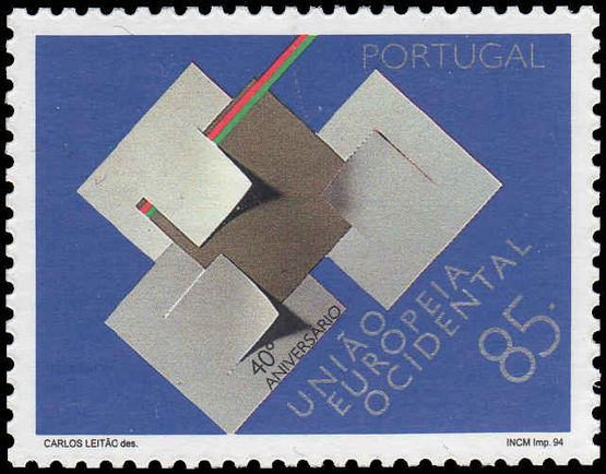 Portugal 1994 40th Anniv of Western European Union unmounted mint.