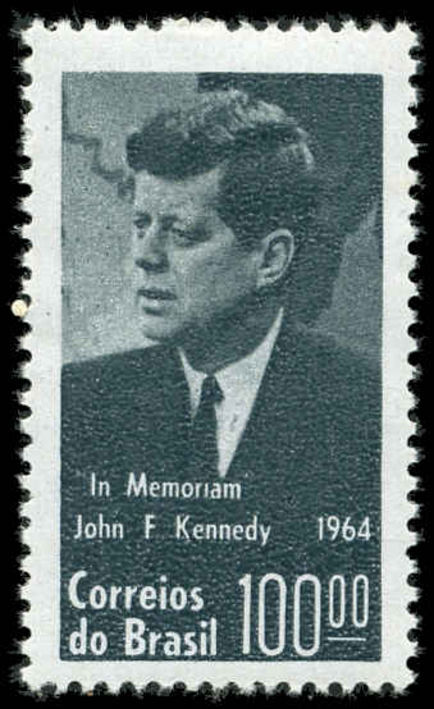 Brazil 1964 Pres. J F Kennedy unmounted mint.