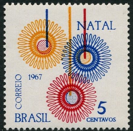 Brazil 1967 Christmas unmounted mint.